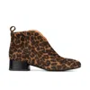 Embassy London Usa Black / Brown Iris - Leopard - Womens Designer Bootie In Black/brown