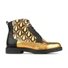 Embassy London Usa Black / Gold Hatter - Black & Gold Zelda - Womens Ankle Boots In Black/gold