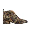 Embassy London Usa Black / Gold Iris Black Multi - Womens Ankle Boots In Black/gold