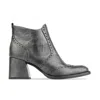 Embassy London Usa Chloe Low - Gunmetal Grey - Womens Ankle Boots In Grey
