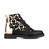Embassy London Usa Gold / Black Hatter - Black & Rose Gold - Womens Ankle Boots In Gold/black