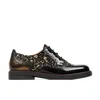 Embassy London Usa Black / Gold The Artist Black & Gold Drops - Womens Oxford Shoes In Gold/black