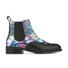 Embassy London Usa Mamacita - Dark Flamingo & Navy - Womens Ankle Boots In Blue