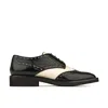 Embassy London Usa Neutrals / Black Eton - Black & Cream - Womens Oxfords In Black