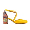 Embassy London Usa Black / Red Dannii - Yellow Signature - Womens Designer Heels In Red/black