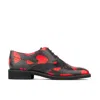 Embassy London Usa Black / Red Eton - Lovehearts - Womens Oxford Brogues In Red/black