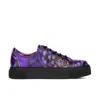 Embassy London Usa Women's Black / Pink / Purple Camila - Black & Purple Flower In Black/pink/purple