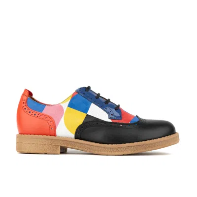 Embassy London Usa Women's Black / Yellow / Orange The Artist - Black & Orange Groovy In Multi