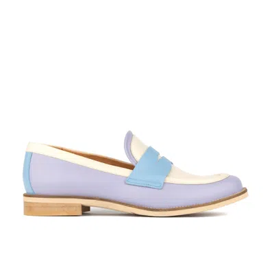Embassy London Usa Women's Blue / White / Pink Kay - Blue & White Pastel