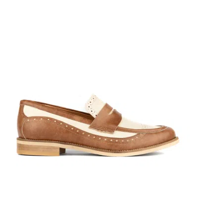 Embassy London Usa Women's Brown Angelina - Tan & Off White
