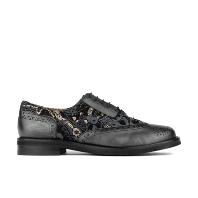 Embassy London Usa Women's Gold / Black / Grey Vivienne - Black & Grey & Gold In Multi