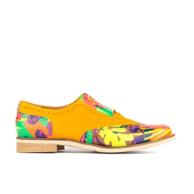 Embassy London Usa Women's Green / Pink / Purple Vivienne - Tropical In Green/pink/purple