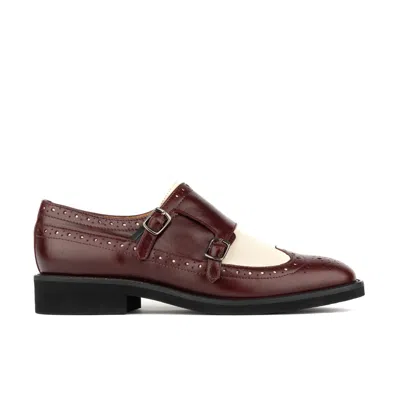 Embassy London Usa Women's Neutrals / Blue Windsor - Burgundy & Cream