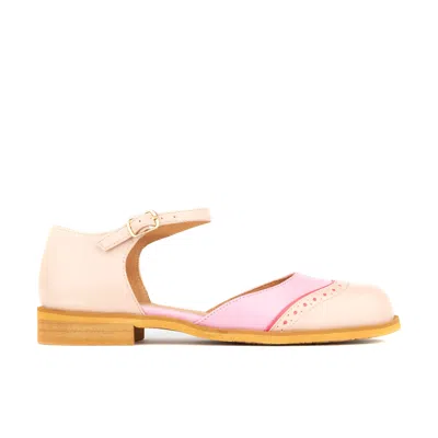 Embassy London Usa Women's Neutrals / Pink / Purple Gigot - Pink & Pink Pastel In Pink/purple