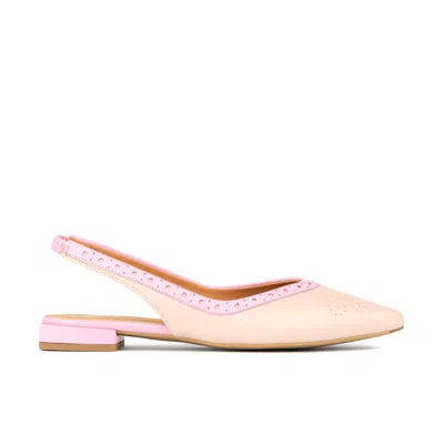 Embassy London Usa Women's Neutrals / Pink / Purple Holly - Pink & Cream
