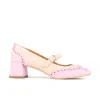 Embassy London Usa Women's Neutrals / Pink / Purple Mary Antoinette - Pink & Cream Pastel In Pink/purple