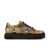 Embassy London Usa Women's Orange / Black / Brown Camila - Black & Orange Snake Pattern In Multi