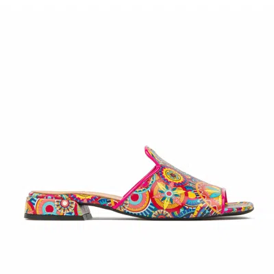 Embassy London Usa Women's Pink South Beach - Signature Print In Multi