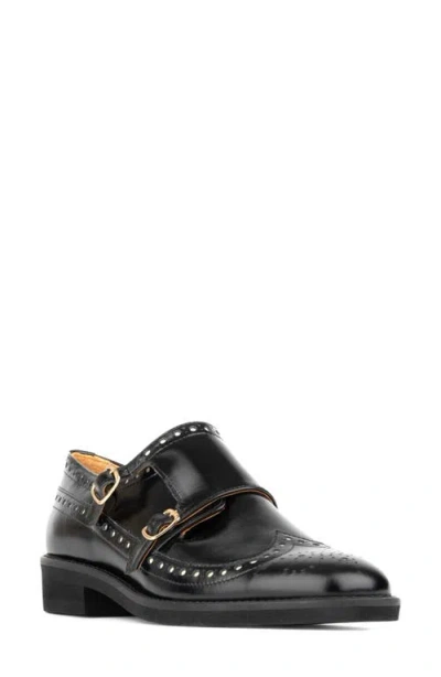 Embassy London Windsor Water Resistant Double Monk In Black
