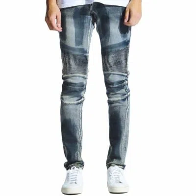 Pre-owned Embellish Jeans Embellish Altair Denim Jeans Vintage Blue Sand