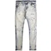 Embellish Men's Brickell Skinny Denim Jeans In Light Acid