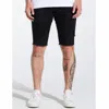 Embellish Men's Rip & Repair Spencer Shorts In Jet Black In Black