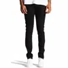 Embellish Spencer Biker Jeans In Black In Black