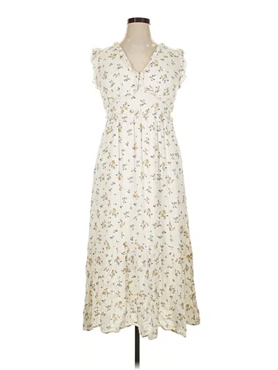 Pre-owned Ember Casual Dress In Ivory