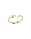 Ember Fine Jewelry 14k 0.02 Ct. Tw. Diamond Open Snake Ring