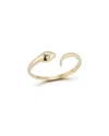 Ember Fine Jewelry 14k 0.02 Ct. Tw. Diamond Open Snake Ring