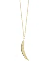 Ember Fine Jewelry 14k 0.06 Ct. Tw. Diamond Crescent Moon Necklace