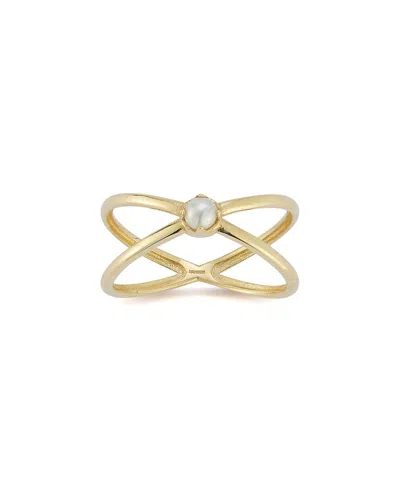 Ember Fine Jewelry 14k 3mmmm Pearl Ring In Gold