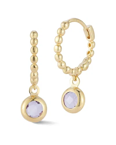 Ember Fine Jewelry 14k Amethyst Earrings In Gold