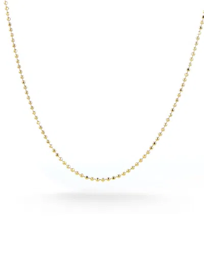Ember Fine Jewelry 14k Ball Chain Necklace In Metallic