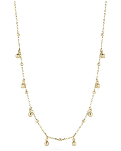 Ember Fine Jewelry 14k Ball Charm Necklace In Gold
