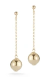 Ember Fine Jewelry 14k Ball Drop Earrings In Gold
