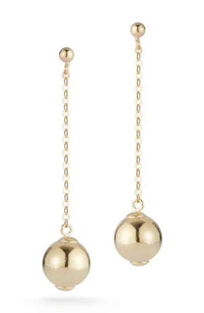 Ember Fine Jewelry 14k Ball Drop Earrings In Gold