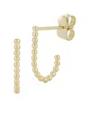 Ember Fine Jewelry 14k Beaded Huggie Earrings