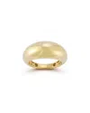 Ember Fine Jewelry 14k Bold Dome Ring In Brown