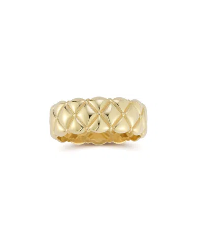 Ember Fine Jewelry 14k Bold Quilted Ring In Gold