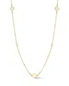 Ember Fine Jewelry 14k Clover Station Necklace