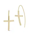 Ember Fine Jewelry 14k Cross Threader Earrings