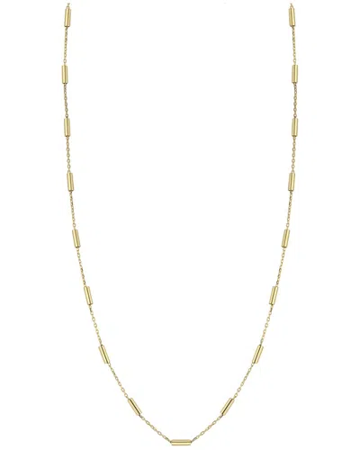 Ember Fine Jewelry 14k Gold Cylinder Station Necklace