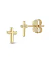 Ember Fine Jewelry 14k Dainty Cross Studs