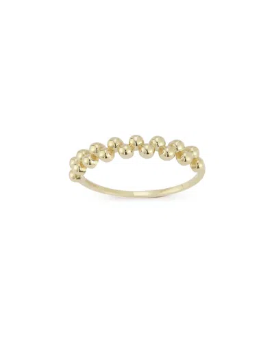 Ember Fine Jewelry 14k Double Row Ball Ring In Gold