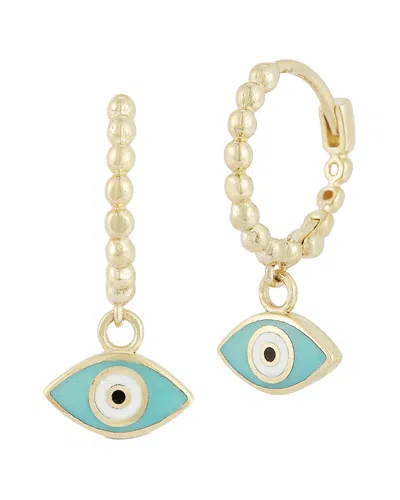 Ember Fine Jewelry 14k Evil Eye Huggie Earrings