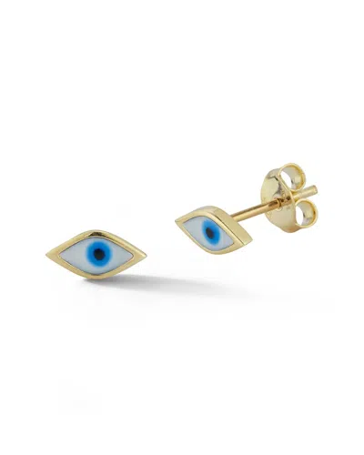 EMBER FINE JEWELRY EMBER FINE JEWELRY 14K EVIL EYE STUDS