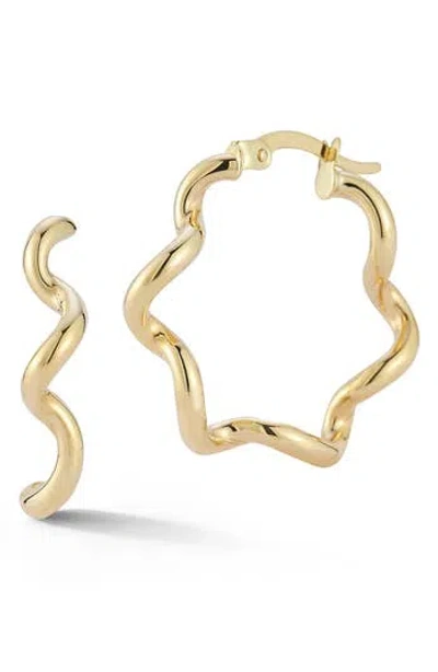 Ember Fine Jewelry 14k Gold 22mm Twist Hoop Earrings