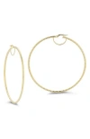 Ember Fine Jewelry 14k Gold 63mm Hoop Earrings In Gold