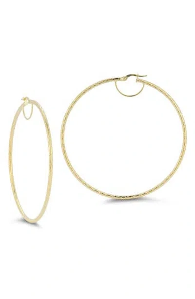 Ember Fine Jewelry 14k Gold 63mm Hoop Earrings